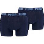 PUMA Herren Retropants Basic Boxer 2er Pack, Größe S in Blau