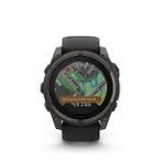 Garmin fenix 8 - 51 mm Solar Sapphire Titan ( Grau one size One Size,)
