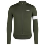 Rapha - Core Thermal Long Sleeve Jersey - Radtrikot Gr S oliv