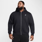 NIKE Herren Shirt M NK CLUB BB FZ HOODIE, Größe L in Weiß