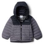 Columbia - Kid's Powder Lite II/2 Hooded Jacket - Kunstfaserjacke Gr XXS grau