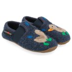 Haflinger - Kid's Everest Quak Quak - Hüttenschuhe 30 blau