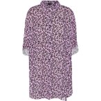 CHIEMSEE Bluse mit  hochkrempelbaren Ärmeln, Größe 2XL in Lila