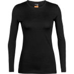 ICEBREAKER Damen Funktionsshirt "Oasis" Langarm, Größe L in Schwarz