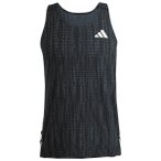 adidas - Adizero Singlet - Laufshirt Gr L schwarz