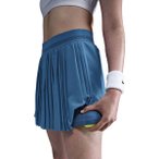 NIKE Damen Rock W NKCT DF ADVTG ACE SKT HR PLT, Größe L in Blau