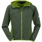 MAUL Herren Justl-Fleecejacke+Kapuze, Größe 46 in Grau