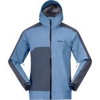 Bergans Vaagaa 3L Shell  Herren  Regenjacke blau Größe L Trekking  Elastisch W