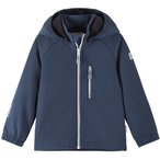 reima Vantti Softshell  Kinder  Softshelljacke blau Größe 92 Trekking  Wassera