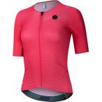 Bergzeit Basics Jeuf Pro Race Carbon Trikot Damen  Radtrikots rosa Größe L Mou