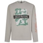 Oakley - MTN Ridge L/S Tee - Longsleeve Gr S grau
