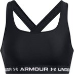 UNDER ARMOUR Damen BH Crossback Mid Bra, Größe XS in Schwarz