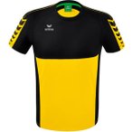 ERIMA Herren Six Wings T-Shirt, Größe 116 in Schwarz