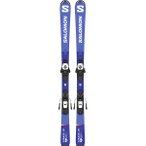 SALOMON Kinder Racing Ski L S/RACE MT Jr + L6 GW J2, Größe 140 in Blau