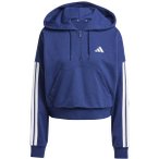 ADIDAS Damen Kapuzensweat Essentials 3-Streifen French Terry Quarter-Zip, Größ
