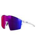 Julbo - Sonnenbrille - Edge Blanc/Bleu Spectron HD 3  aus Wolle - Weiß