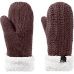 JACK WOLFSKIN Damen Handschuhe HIGHLOFT KNIT MITTEN W, Größe M in Grau