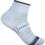Wrightsock Coolmesh II Quarter Laufsocken Unisex ( Hellgrau 34-37 Größe,)