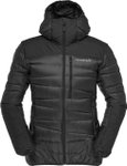 Norrona - Warme Daunenjacke - Falketind Down750 Zip Hood W Caviar Black für Dam