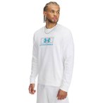 UNDER ARMOUR Herren Sweatshirt UA RIVAL TERRY LOGO CREW Q2, Größe XL in Grau