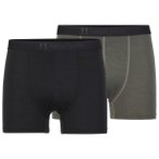 Heber Peak - MerinoMix165 PineconeHe. Boxer 2-Pack - Merinounterwäsche Gr S sch