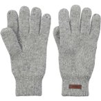 Barts Haakon Gloves Herren Fingerhandschuhe ( Hellgrau S/M Größe,)
