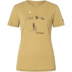 Super.Natural Bergzeit Share The View  Damen  T-Shirts beige Größe M Trekking 