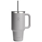 Hydro Flask - Travel Tumbler Clear Lid - Isolierbecher Gr 946 ml grau