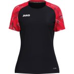 JAKO Damen T-Shirt Sonic Damen, Größe 42/44 in Schwarz