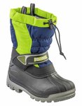Meindl - Kanadische Stiefel - Snowy 3000 Vert/Bleu  - Kindergröße 33 - Grün