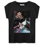 DEDICATED - Women's T-Shirt Visby Lazer Cats Gr S schwarz