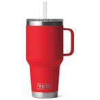 Yeti Coolers - Rambler Straw Mug - Isolierbecher Gr 739 ml rot