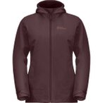 JACK WOLFSKIN Damen Doppeljacke MOONRISE 3IN1 JKT W, Größe XL in Braun