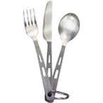 Optimus Titanium Besteck 3-teilig ( Anthrazit STK Größe,)