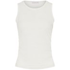 Mandala Cropped Ruffled Top Damen  Tanktops weiss Größe L Yoga  Hautfreundlich