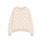 Mazine - Women's Leo Jacquard Knit Jumper - Pullover Gr XL weiß/beige