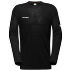 Mammut - Tree Wool Firstlayer Longsleeve - Funktionsshirt Gr XL schwarz