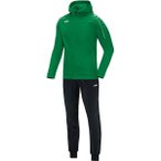 JAKO Damen Sportanzug Trainingsanzug Polyester Classico mit Kapuze, Größe 44 i