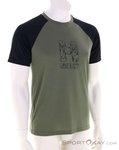 Millet Cimai Natural Herren T-Shirt-Oliv-Dunkelgrün-L