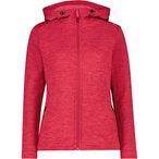 CMP  Fleece  Damen  Fleecejacke rot Größe L Trekking  Elastisch