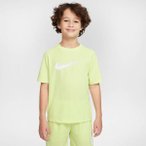 NIKE Kinder Hemd B NK DF MULTI SS TOP HBR, Größe XL in Grau