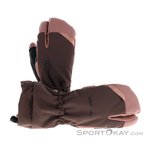 Ortovox Merino Freeride 3 Finger Damen Skihandschuhe-Pink-Rosa-XS