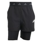 adidas Gym+ 2in1 Herren Shorts ( Schwarz S Größe,)