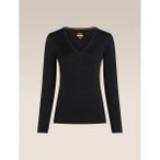 ICEBREAKER Damen Unterhemden ku.Arm Da Mer 200 Oasis LS V Neck, Größe S in Sch
