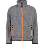 CMP Kinder Unterjacke Kapuzen Fleecejacke, Größe 116 in Grau