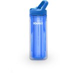Source Eco Tritan Double Wall Trinkflasche  Trinkflaschen blau Größe 0,6L Camp
