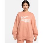 NIKE Damen Shirt W NSW FLC OS CREW GLS, Größe S in Pink