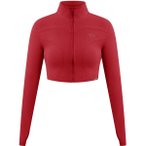 SMILODOX Crop Jacke Brianna, Größe XS in Rot