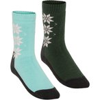 Kari Traa KT Wool 2er Pack  Damen  Freizeitsocken gruen Größe 39  Lifestyle  H