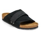 Birkenstock - Kyoto Nubuck/Suede Leather - Sandalen 38 - Narrow schwarz
